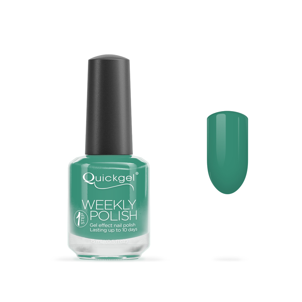 Quickgel No 852 - Viridian Βερνίκι 15 ml - Weekly polish